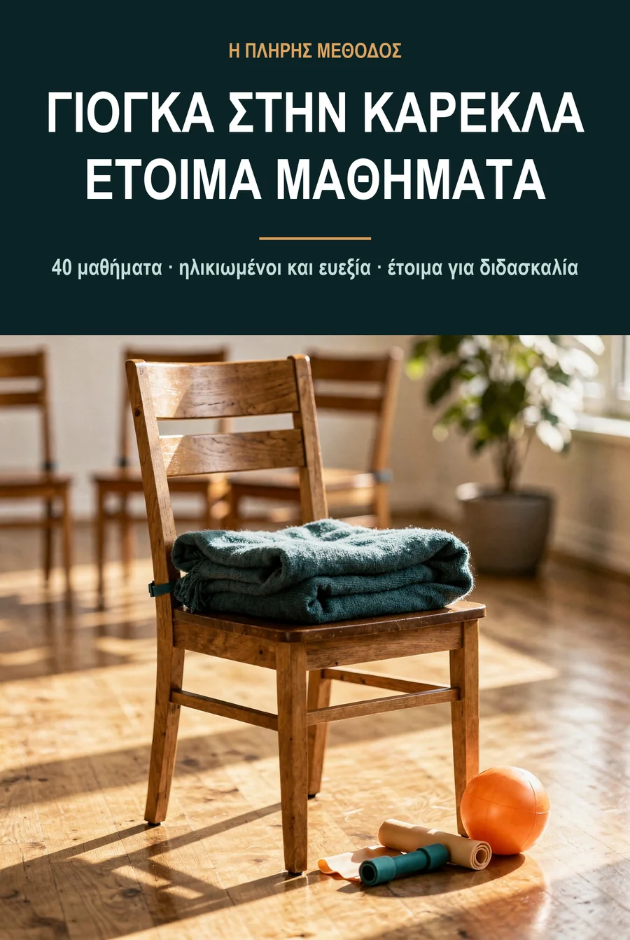 Γιόγκα στην Καρέκλα — Έτοιμα Μαθήματα cover
