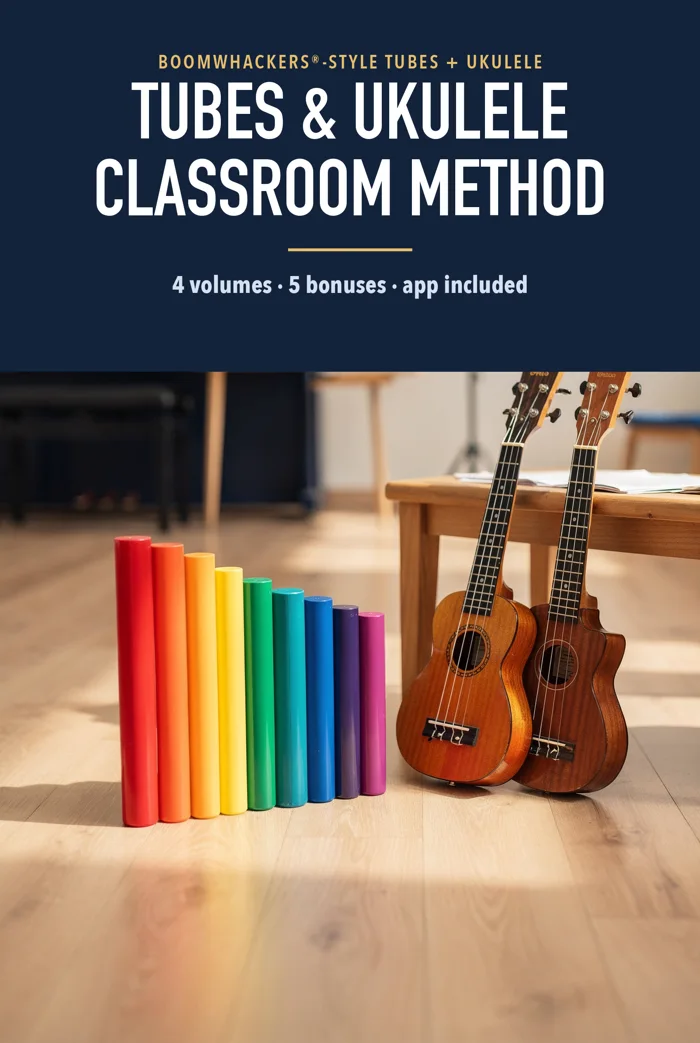 Boomwhackers®-Style Tubes & Ukulele Classroom Method cover